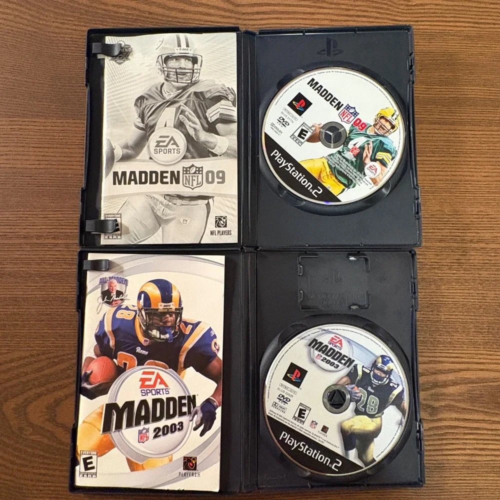 EA Sports Madden NFL Video Game Lot PlayStation 2 PS2 7 Games ‎ Good Conditio